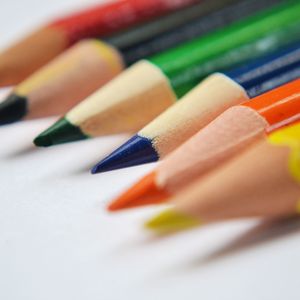 Preview wallpaper colored pencils, sharp, bright