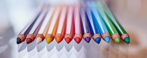 Preview wallpaper colored pencils, sharpened, colorful