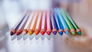 Preview wallpaper colored pencils, sharpened, colorful