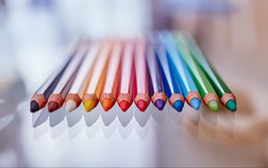 Preview wallpaper colored pencils, sharpened, colorful
