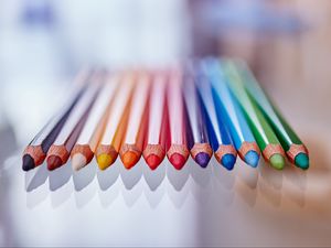 Preview wallpaper colored pencils, sharpened, colorful