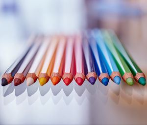 Preview wallpaper colored pencils, sharpened, colorful