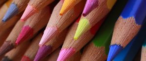 Preview wallpaper colored pencils, sharpened, colorful, pointed