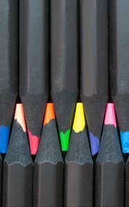 Preview wallpaper colored pencils, sharpened, minimalism