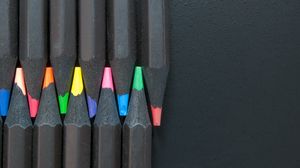 Preview wallpaper colored pencils, sharpened, minimalism