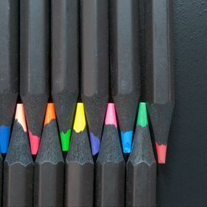 Preview wallpaper colored pencils, sharpened, minimalism