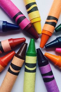 Preview wallpaper colored pencils, wax pencils, colorful