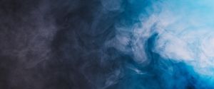Preview wallpaper colored smoke, smoke, dark, blue