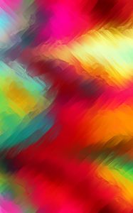 Preview wallpaper colorful, blurred, paint, strokes, blending