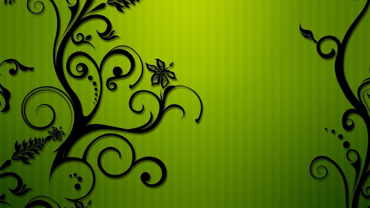 Wallpaper colors, patterns, black, green