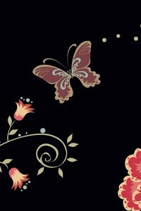 Preview wallpaper colors, patterns, glitter, butterfly, fantasy