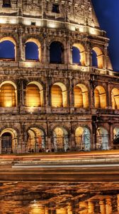 Preview wallpaper colosseum, rome, italy, ruins, hdr