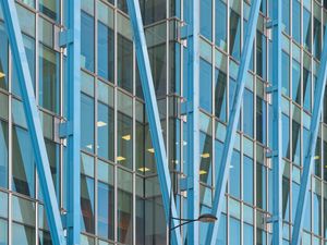 Preview wallpaper columns, building, windows, facade, architecture