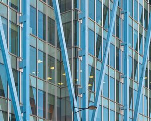 Preview wallpaper columns, building, windows, facade, architecture