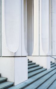 Preview wallpaper columns, facade, building, white