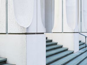 Preview wallpaper columns, facade, building, white