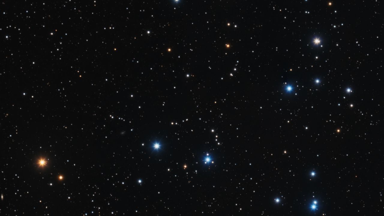 Wallpaper coma star cluster, coma berenices, constellation, stars