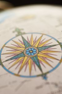 Preview wallpaper compass, travel, world map