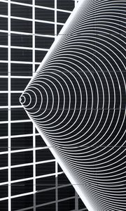 Preview wallpaper cone, lines, volume, abstraction