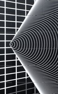 Preview wallpaper cone, lines, volume, abstraction
