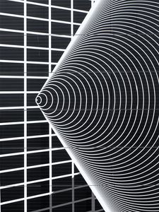 Preview wallpaper cone, lines, volume, abstraction