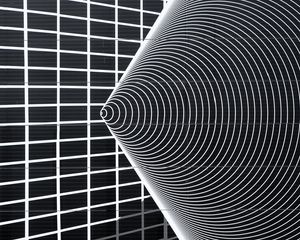 Preview wallpaper cone, lines, volume, abstraction