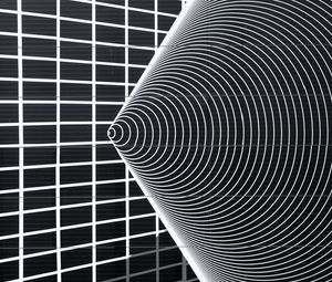 Preview wallpaper cone, lines, volume, abstraction