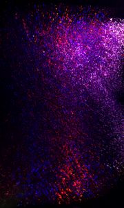 Preview wallpaper confetti, glitter, purple, abstraction