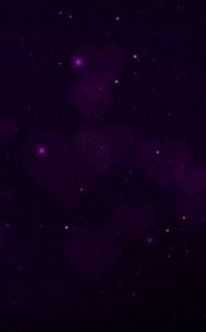 Preview wallpaper constellation, galaxy, hearts, stars