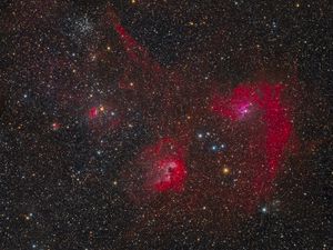 Preview wallpaper constellations, nebula, space, stars
