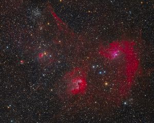 Preview wallpaper constellations, nebula, space, stars