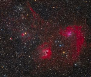 Preview wallpaper constellations, nebula, space, stars