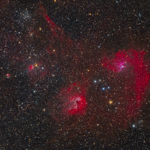 Preview wallpaper constellations, nebula, space, stars
