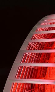 Preview wallpaper construction, architecture, backlighting, red