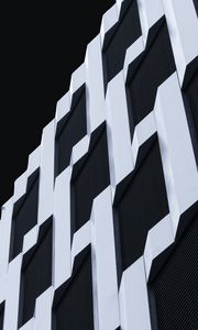 Preview wallpaper construction, architecture, minimalism, black and white