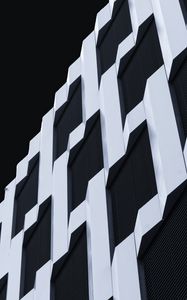 Preview wallpaper construction, architecture, minimalism, black and white