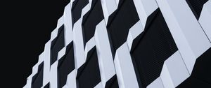 Preview wallpaper construction, architecture, minimalism, black and white