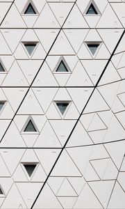 Preview wallpaper construction, architecture, shapes, texture, white