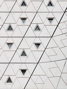 Preview wallpaper construction, architecture, shapes, texture, white