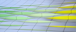 Preview wallpaper construction, architecture, waves, green