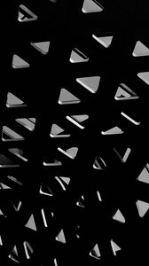 Preview wallpaper construction, light, shadow, black-and-white, black