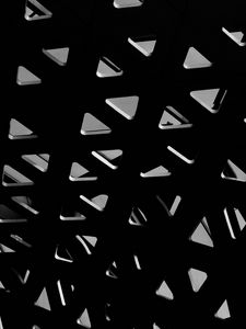 Preview wallpaper construction, light, shadow, black-and-white, black