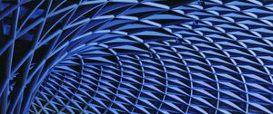 Preview wallpaper construction, metal, architecture, blue