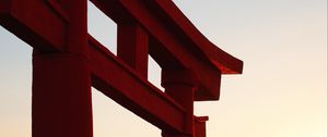 Preview wallpaper construction, red, architecture, sky