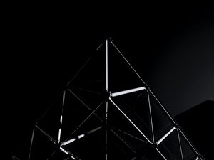 Preview wallpaper construction, structure, bw