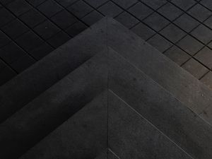 Preview wallpaper construction, triangles, bw, geometric, stone