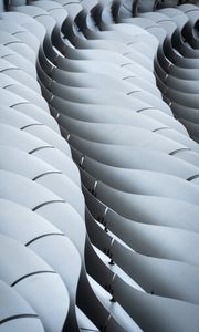Preview wallpaper construction, waves, white