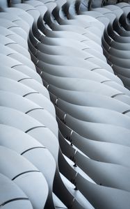 Preview wallpaper construction, waves, white