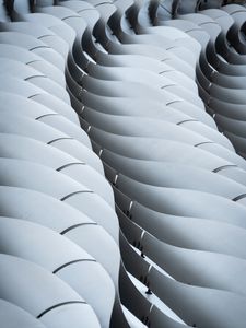 Preview wallpaper construction, waves, white