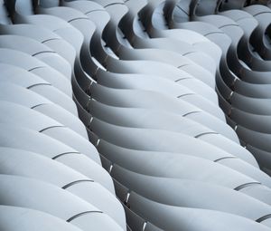 Preview wallpaper construction, waves, white